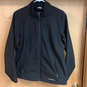 Eddie Bauer neoprene style shell coat